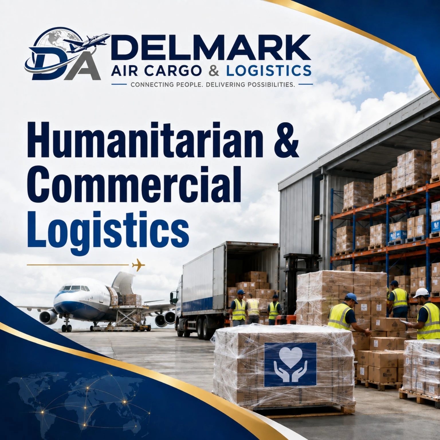 Delmark Air Chartering catalogue artwork