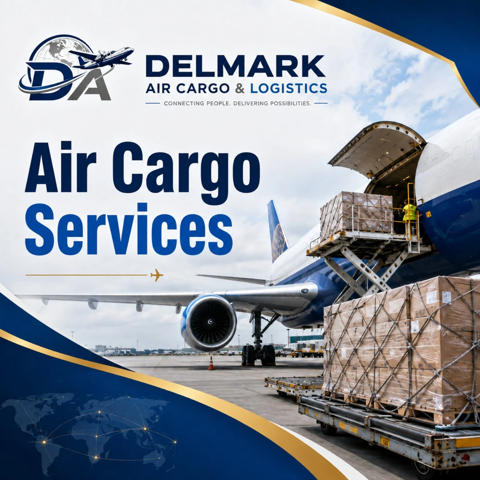 Delmark Humanitarian and Commercial Logistics catalogue artwork