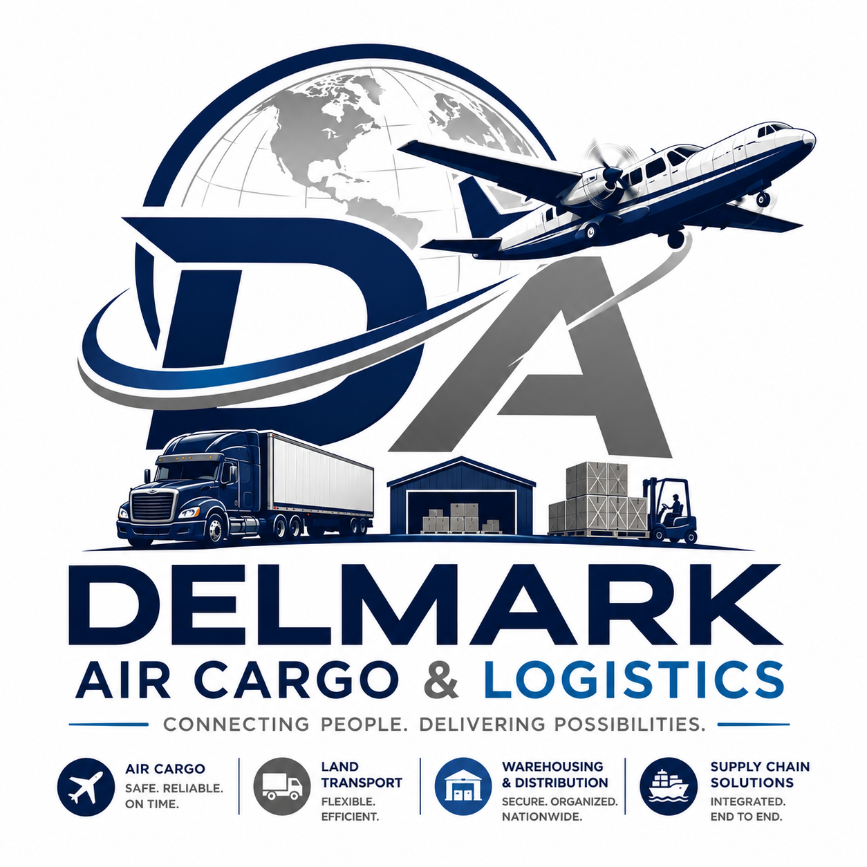 Delmark Air Cargo and Logistics logo